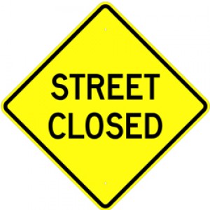 24" Street Closed
